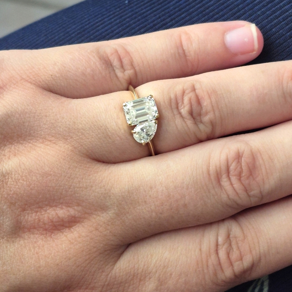 925 Sterling Silver Gold Vermeil Ring